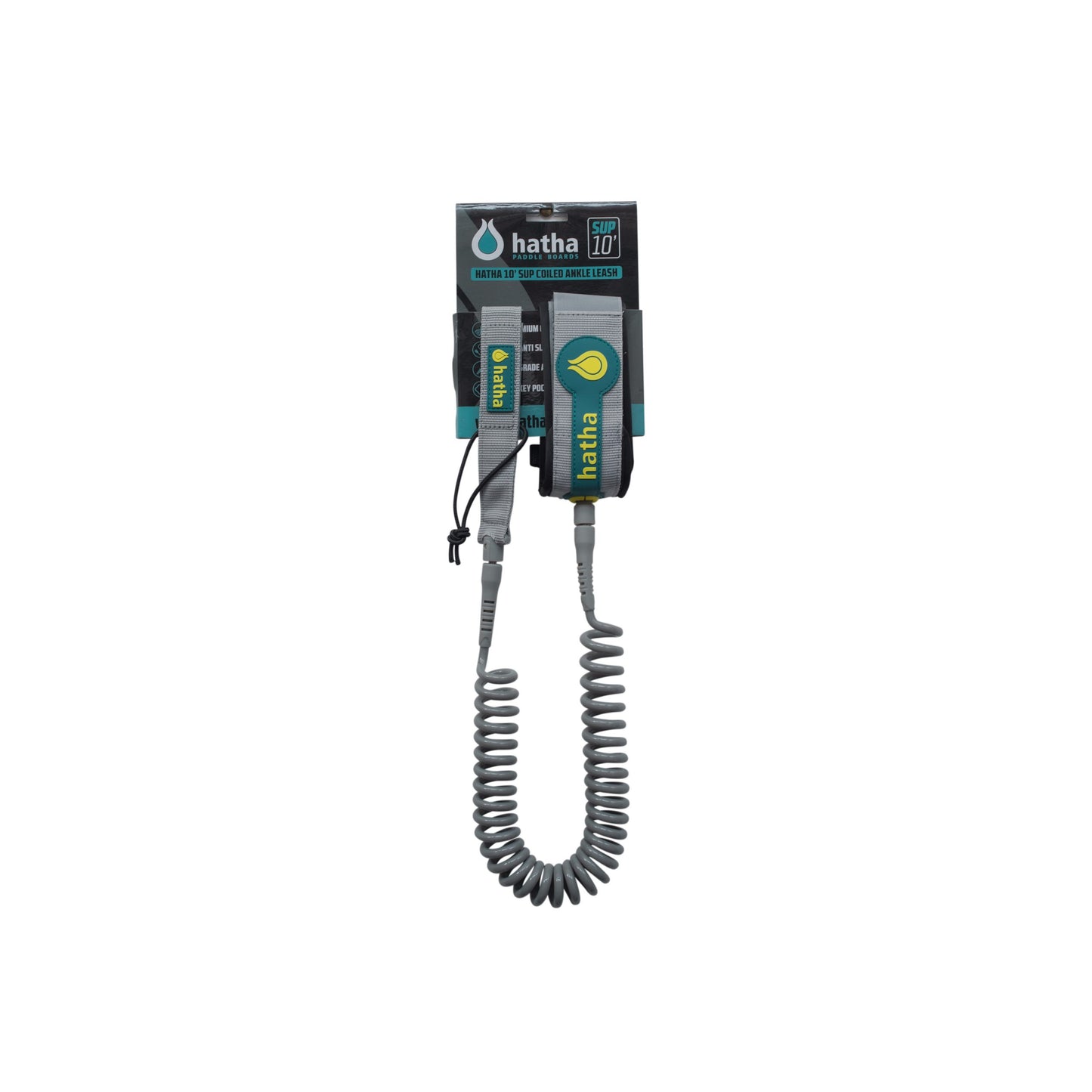 Hatha 10ft Premium Grade Coiled CALF leash