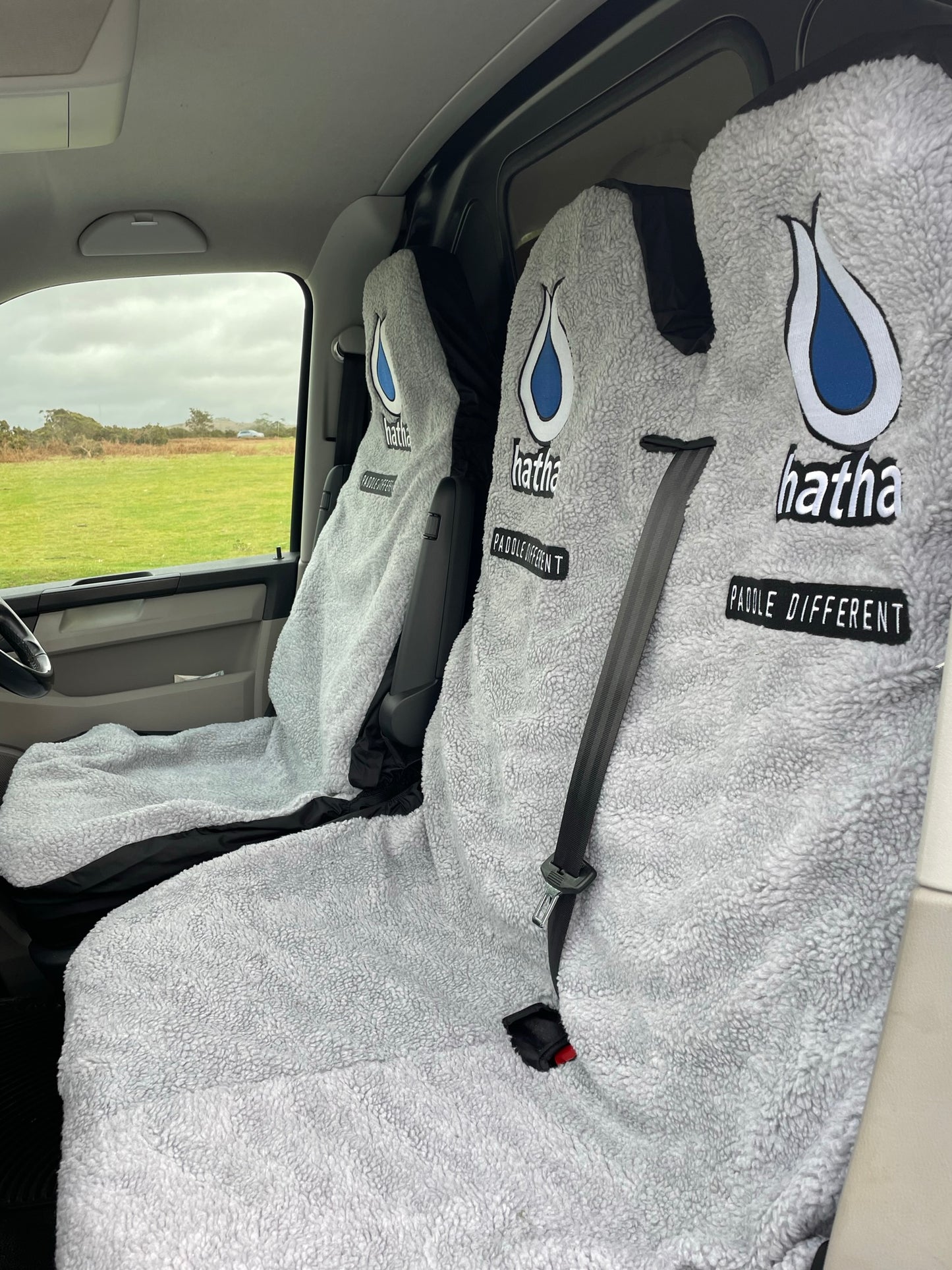 Hatha Sherpa Water Resistant car seat cover - Double