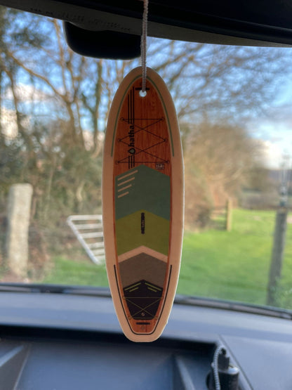 Hatha Car Air Freshener - double sided (paddle board shape)