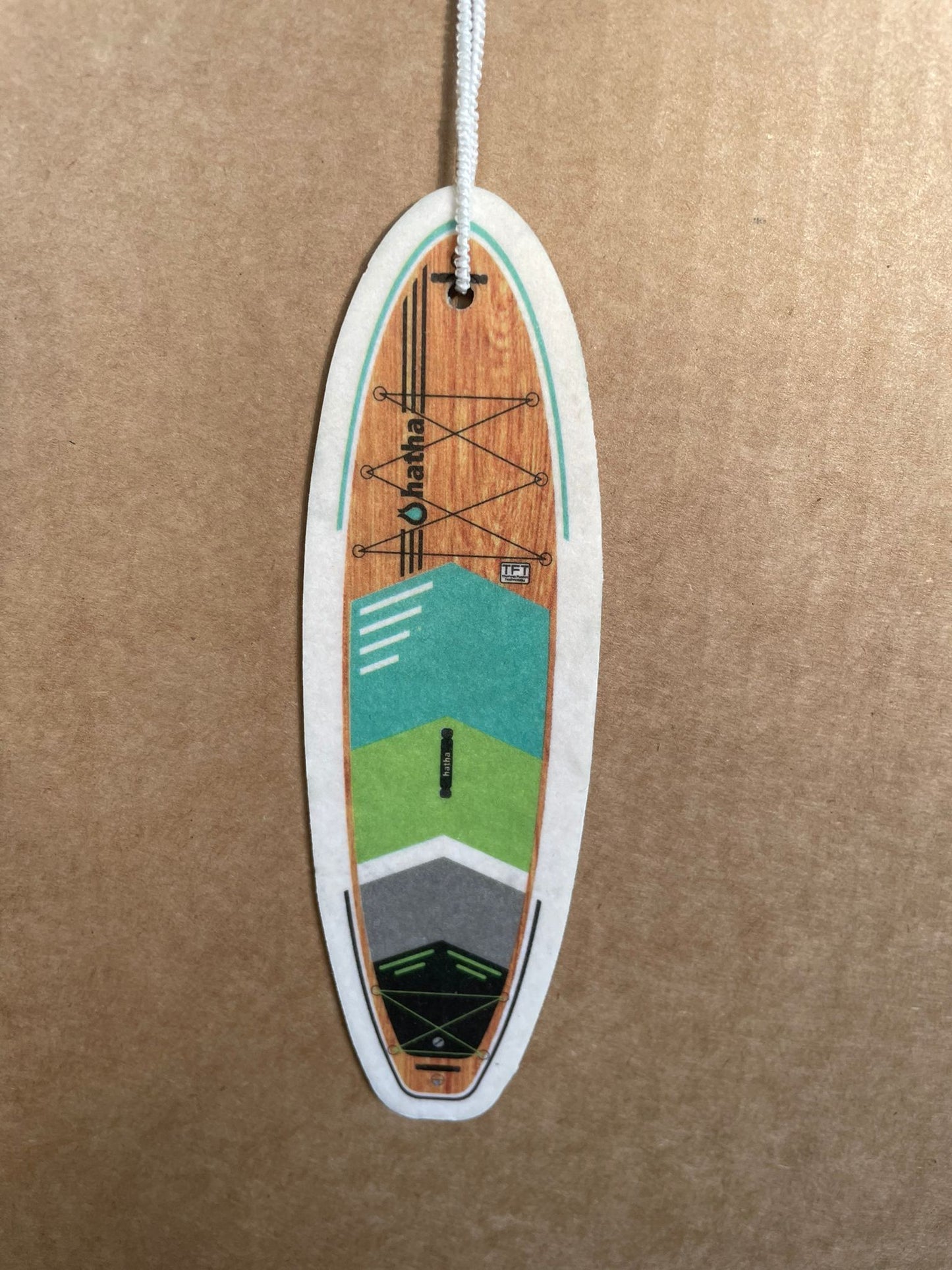 Hatha Car Air Freshener - double sided (paddle board shape)