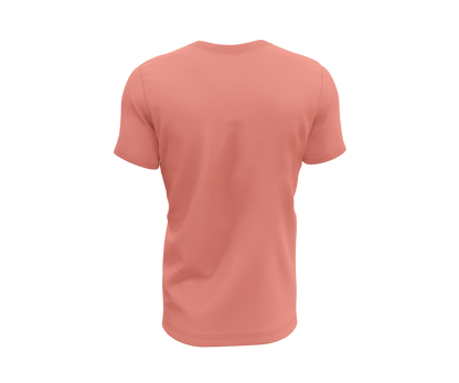 Sunset T-shirt Peach/Turquoise