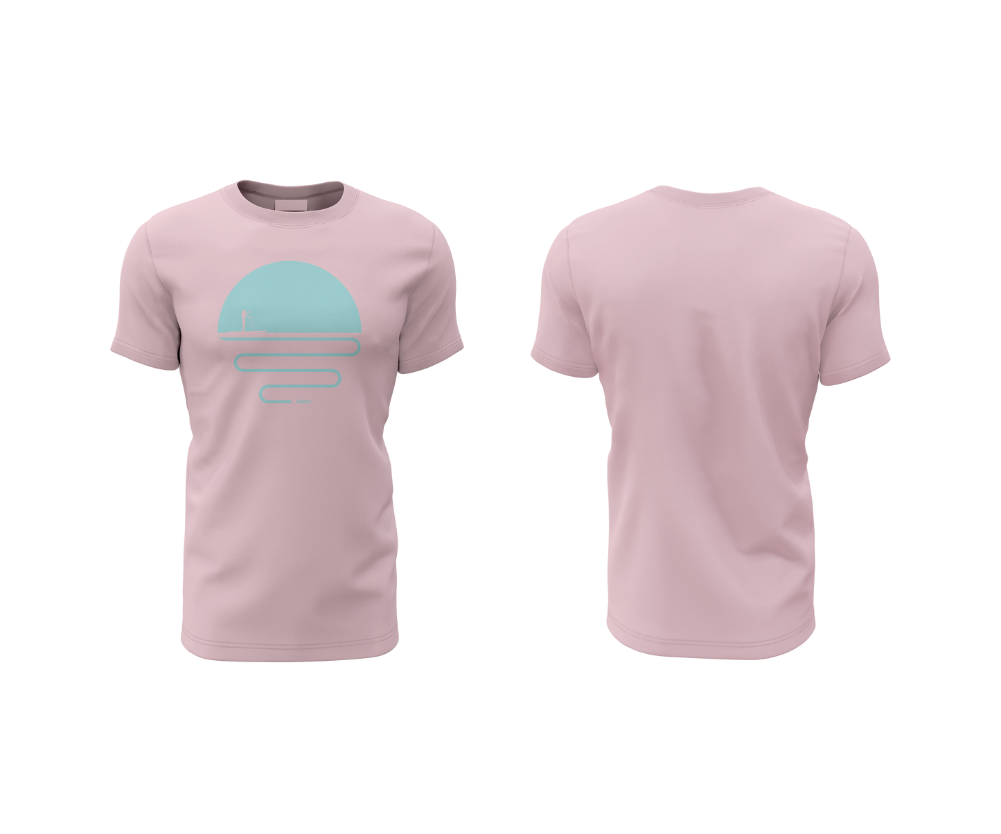 Sunset T-shirt Rose/Teal