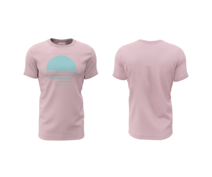 Sunset T-shirt Rose/Teal