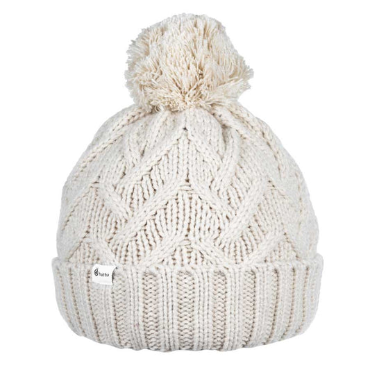 Hatha Bobble Knit - White Yukon