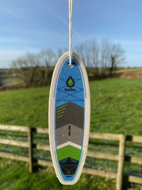 Hatha Car Air Freshener - double sided (paddle board shape)