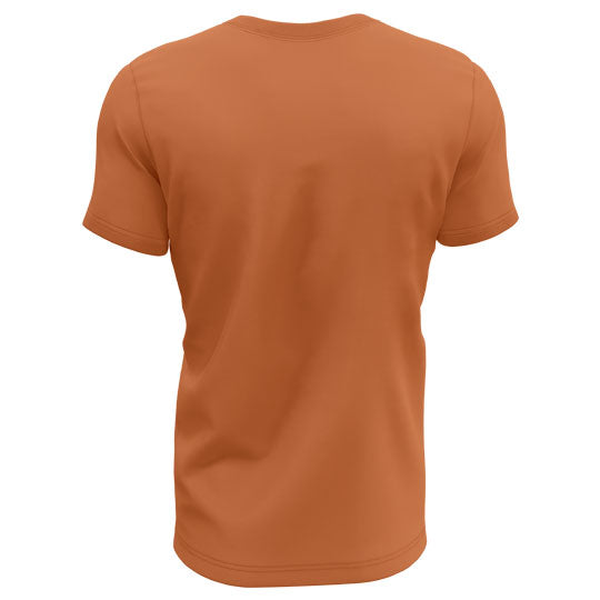 Burnt Orange Lined Logo T-shirt