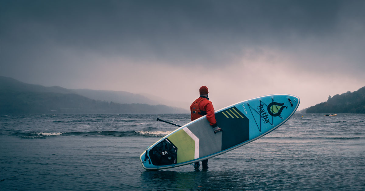 Day 1 Paddle across Scotland Winter 2020 HathaPaddle